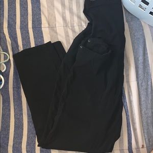 Black maternity jeans